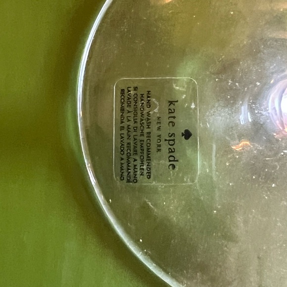 Vintage 💚 💛 Kate Spade Lenox Larabee Dot 💚 💛Champagne Toasting Flute (2) 💚 - Picture 3 of 7